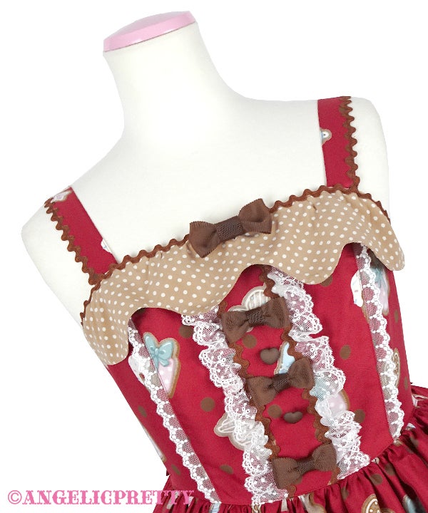 Nakayoshi Ginger Cookie JSK Set by Angelic Pretty