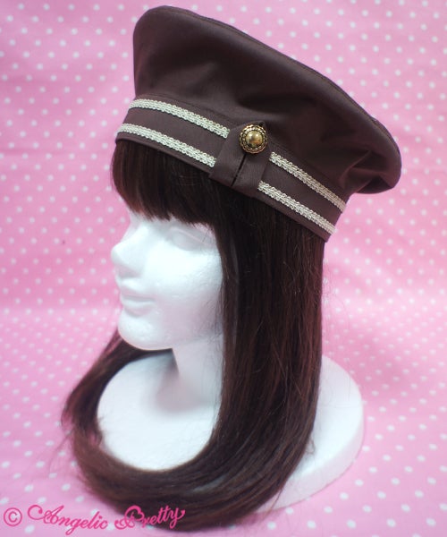 Royal Creamy Chocolate Beret by Angelic Pretty