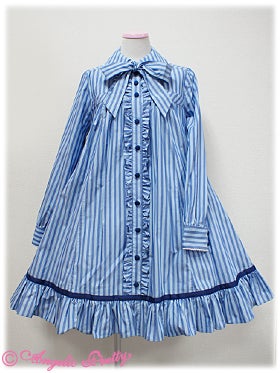 Angelic Pretty ビターストライプワンピース Bitter Stripe Shirt OP by Angelic Pretty