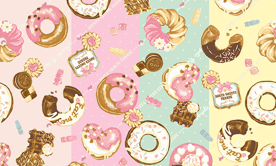 Baked Sweets Parade Tights by Angelic Pretty
