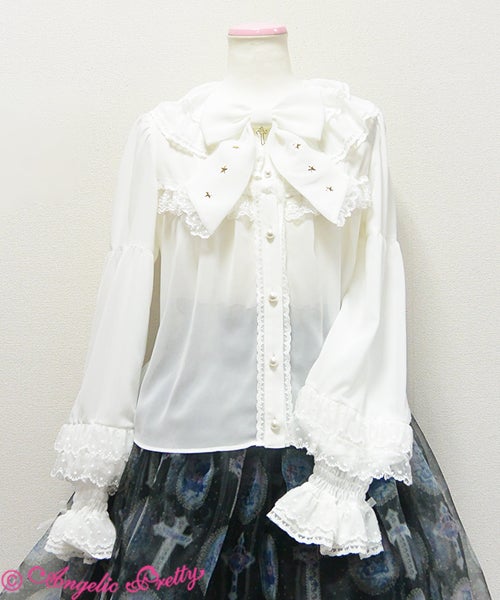 Milky Cross Blouse by Angelic Pretty