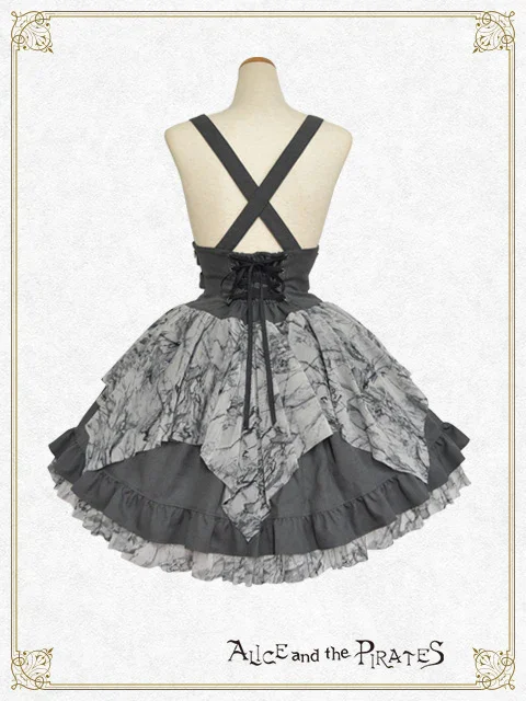 Spooky Shadow Corset Skirt by Alice and the Pirates