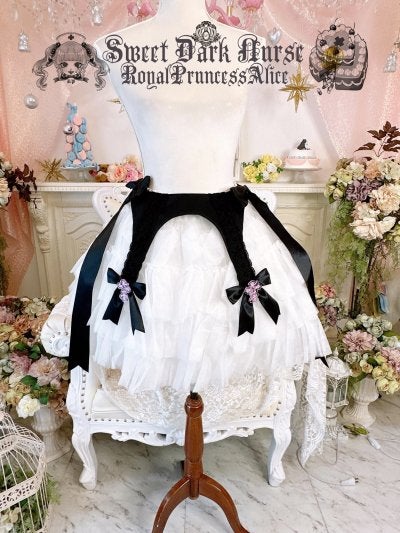 Sweet Dark Nurse Garter (Kuua Collaboration) by Royal Princess Alice