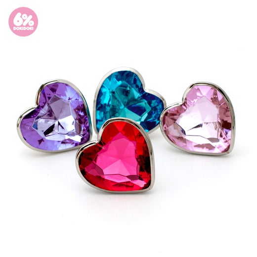Jewel Heart Ring by 6%DOKIDOKI
