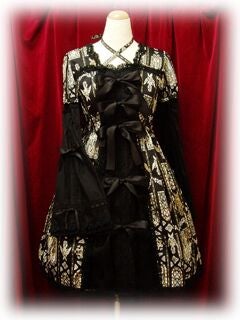 BABY◆恋月姫ステンドグラス天使柄プリントワンピース 3c0383a3-da97-5bf9-b010-