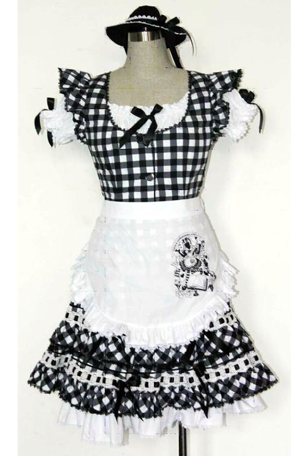 Alice's Check Dress OP Set (gothic894) by Bodyline