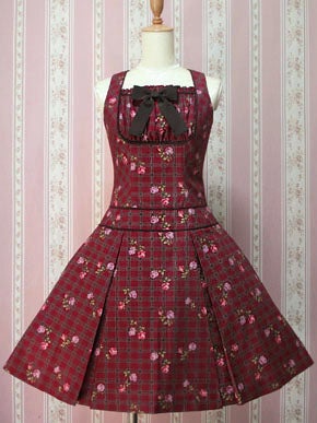 Rose Check JSK by Victorian Maiden