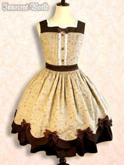 innocent world　ドロワーズ　生成り Cendrillon Scallope JSK by Innocent World