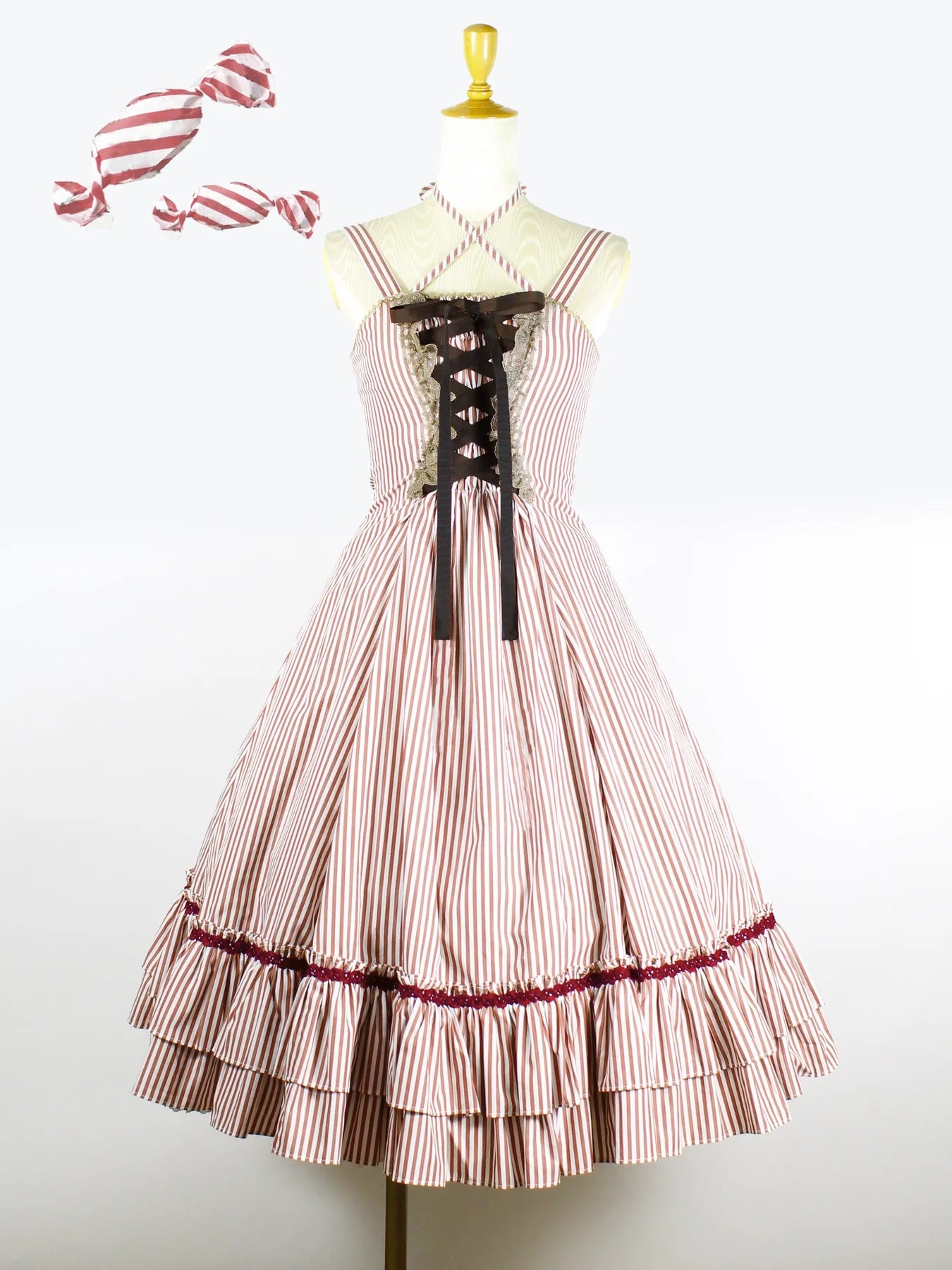 DUKES Striped Mary Rose JSK by Victorian Maiden