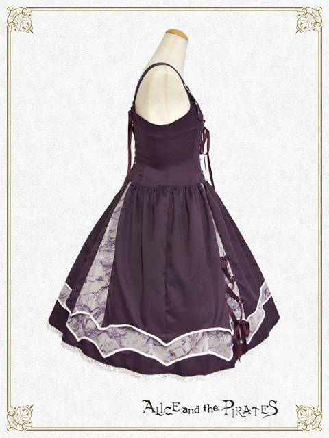 アリスアンドザパイレーツ　Spooky Shadow コルセットスカート　紫 Spooky Shadow JSK by Alice and the Pirates