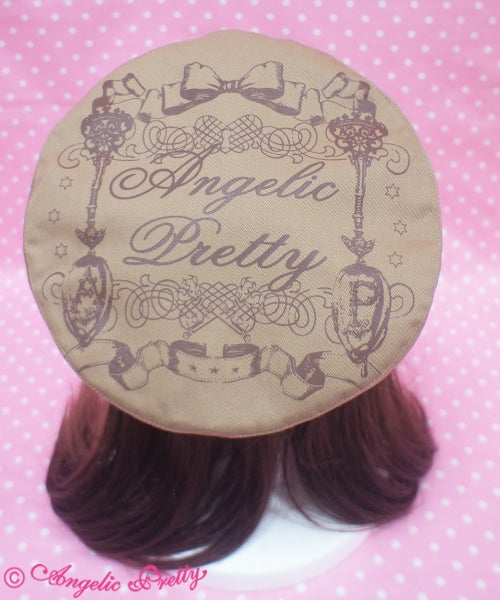 Royal Creamy Chocolate Beret by Angelic Pretty