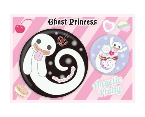 ONE PIECE ワンピース ペローナ ホロホロゴースト 缶バッジセット 限定 AP x One Piece Collaboration Perona HoroHoro Ghost Badge Set by