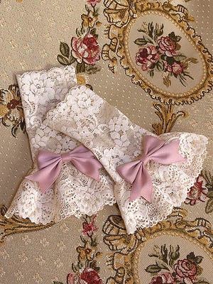 Midi Lace Cuffs With Ribbon (2012) by Mary Magdalene