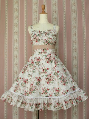 Rococo Bouquet Cache-Coeur JSK by Victorian Maiden