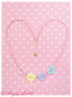 Dreamy Heart Candy Necklace by Angelic Pretty