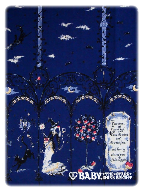ALICE and the PIRATES黒ネコと魔女と林檎の樹JSK Black Cat, Witch and the Apple Tree JSK II by Alice and the Pirates