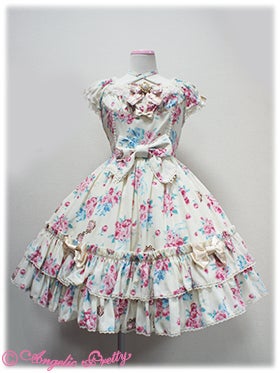 Eternal Rose Bouquet スカート Eternal Rose Bouquet Mini Sleeve JSK by Angelic Pretty