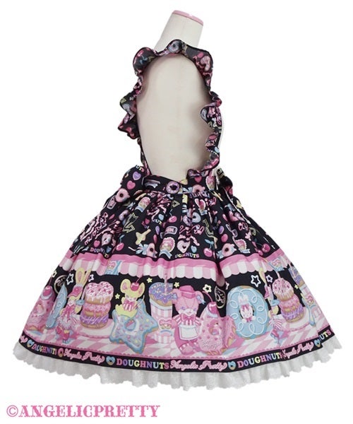 d*3様 Angelic Pretty ドーナツ柄 フード付きTシャツ Toy's Donut Diner Skirt by Angelic Pretty