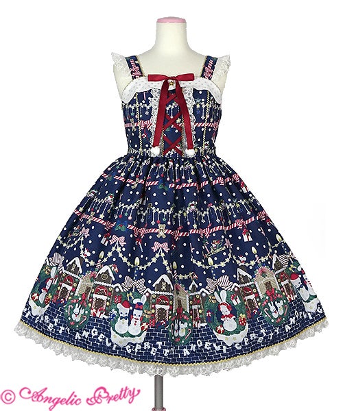Angelic Pretty Fancy Noel ジャンパースカート Fancy Noel JSK by Angelic Pretty