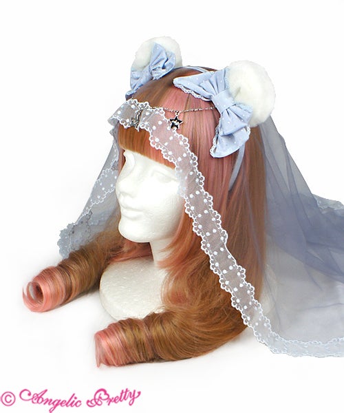 Angelic Pretty ベレー帽　くま耳 Holy Milky Bear Headband by Angelic Pretty