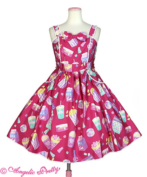 アンジェリックプリティ サックス ドットJSK Fancy Candy JSK (2019, 1st Release) by Angelic Pretty