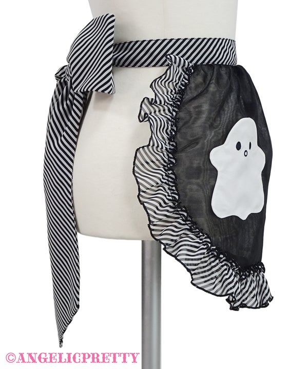 マシュマロおばけエプロン Marshmallow Ghost Apron by Angelic Pretty