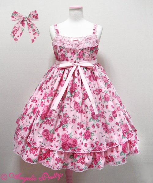 Angelic Pretty Doramatic Rose スカート Dramatic Rose Special JSK Set by Angelic Pretty