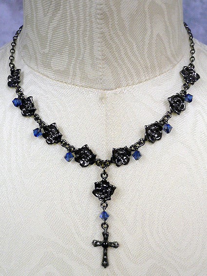Moi-meme-Moitieアンティークローズネックレス モワティエ Rose Chain Necklace by Moi-même-Moitié