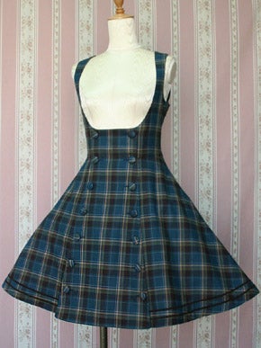 British Check Line JSK by Victorian Maiden
