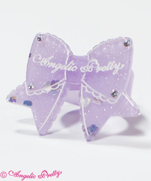 Angelic Pretty ときめきリボン リング サックス Angelic Pretty