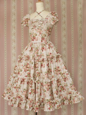 Rococo Bouquet Long OP by Victorian Maiden