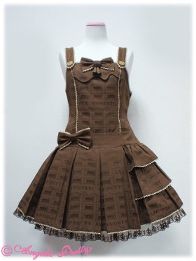 Melty Royal Chocolate Low Waist JSK by Angelic Pretty