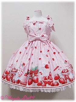 Milky Berry JSK by Angelic Pretty