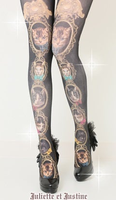 Le Cadre du Chat Tights by Juliette et Justine