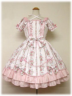 Floral Scallop Square OP by Angelic Pretty
