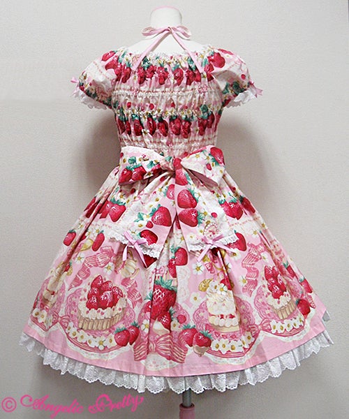 Strawberry Whip Mini Sleeve OP (2016 2nd Release) by Angelic Pretty