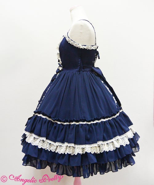 Angelic Pretty森の童話 JSK ネイビー Fairy Tale Forest JSK by Angelic Pretty
