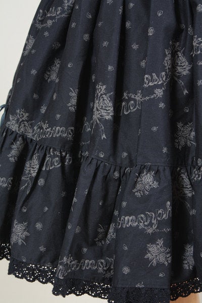 Old Rose Tiered Skirt by Metamorphose Temps de Fille