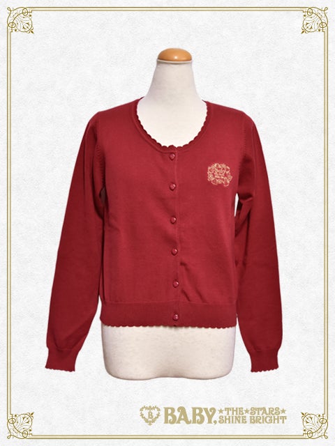 Strawberry Embroidery School Cardigan by Baby, the Stars Shine Bright