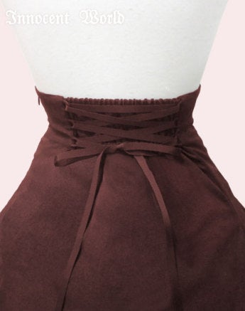 Innocent World ナポレオンW釦スカート ボルドー Mサイズ Napoleon Double Breasted Skirt by Innocent World