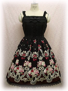 Cherry Bouquet Print JSK by Baby, the Stars Shine Bright
