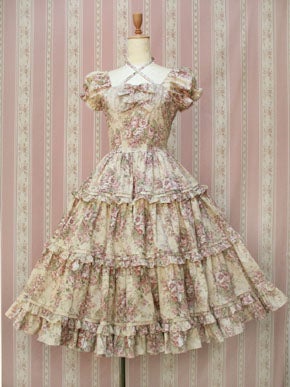 Classical Bouquet Long OP by Victorian Maiden