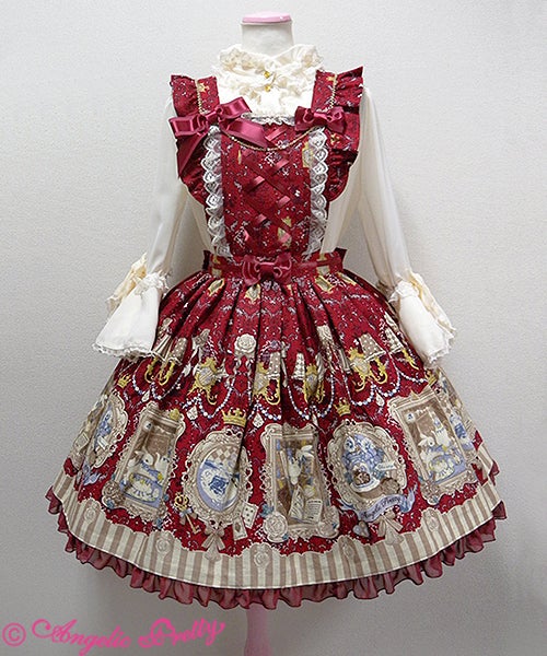 コスプレ衣装 Angelic Pretty Wonder Gallery JSK Wonder Gallery Apron Skirt by Angelic Pretty