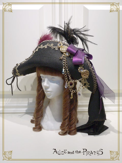 Alice and the Pirates ハット Majestic Pirate Hat by Alice and the Pirates