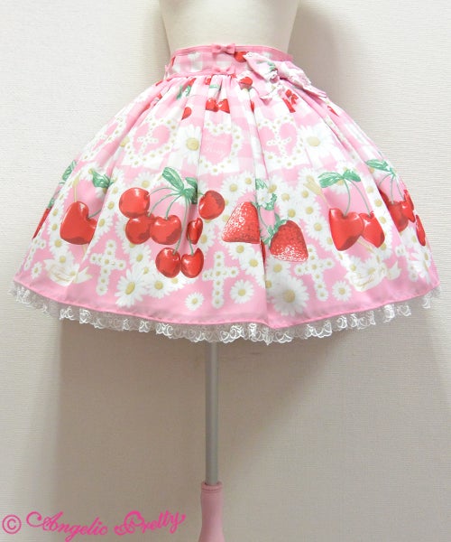 Cherry Marguerite Skirt by Angelic Pretty