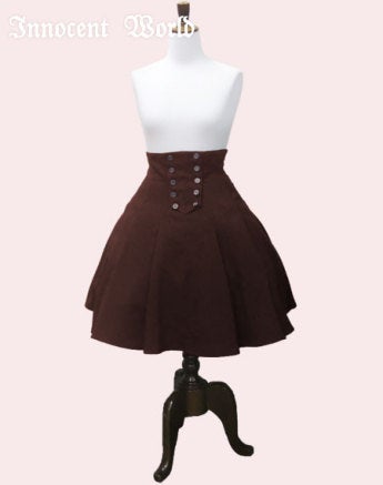 Napoleon Double Breasted Skirt by Innocent World