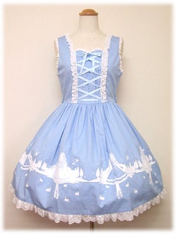 Ballerina Print JSK by Angelic Pretty