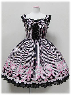 :*3様 Angelic Pretty ティアラローズJSKサックス Tiara Rose Chest Ribbon JSK by Angelic Pretty