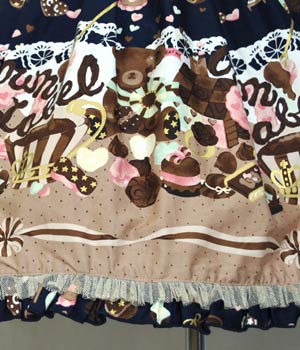 CL / Teddy Chocolatier Shirring JSK by Metamorphose Temps de Fille