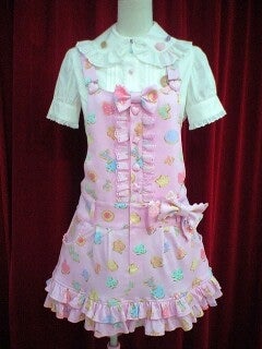 Assorted Cookie Salopette by Angelic Pretty